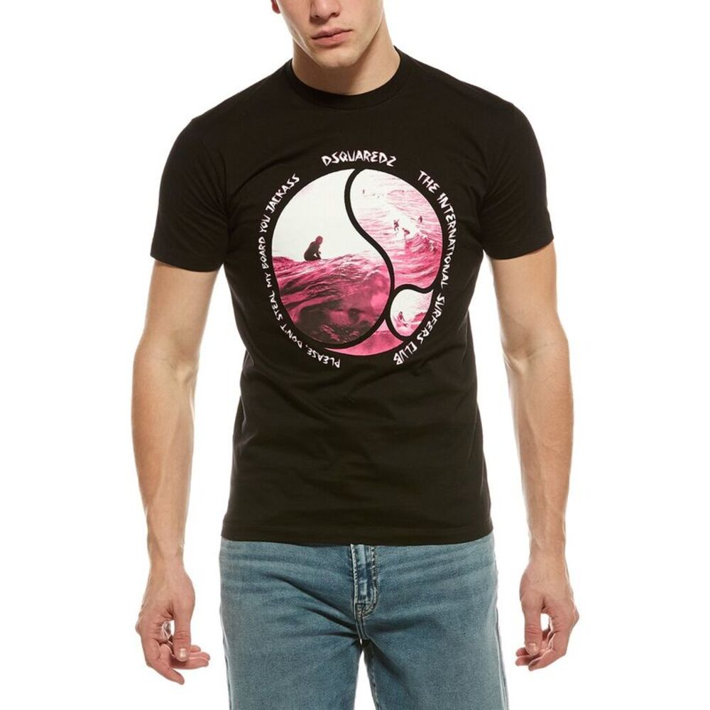 Dsquared2 Mens  T-Shirt, Black
